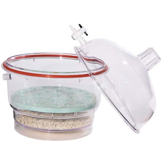 Complete Vacuum Desiccator, Plate, and Desiccant Kit; 250 mm Diameter from ColeParmer