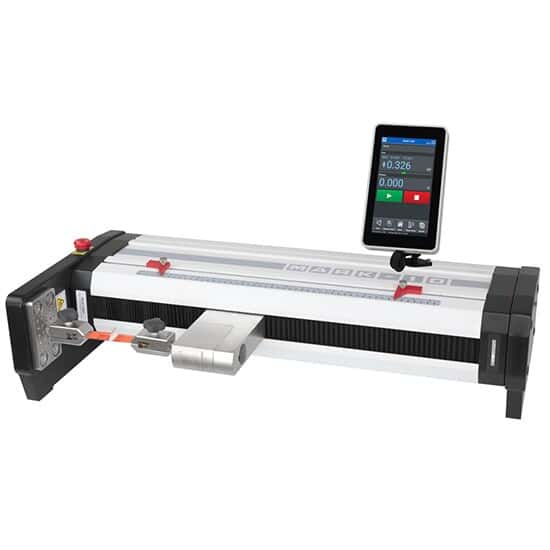 Mark-10 Test Frame with EasyMESUR® Control Panel, Horizontal, 2.2 kN / 500 lbF