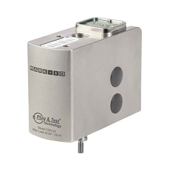 Mark-10 Force Sensor, 250 N / 50 lbF / 800 ozF / 25 kgF / 25000 gF