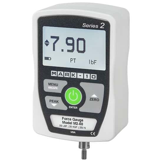 Mark-10 M2-2 Force Gauge, 2 lbF / 1 kgF / 10 N