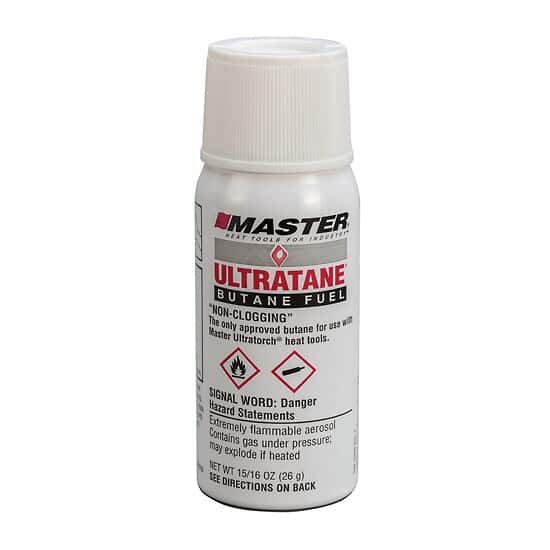 Master Appliance Ultratane Butane Fuel Cannister Refill, 15/16 oz, 26 gram 12 Pack from Cole