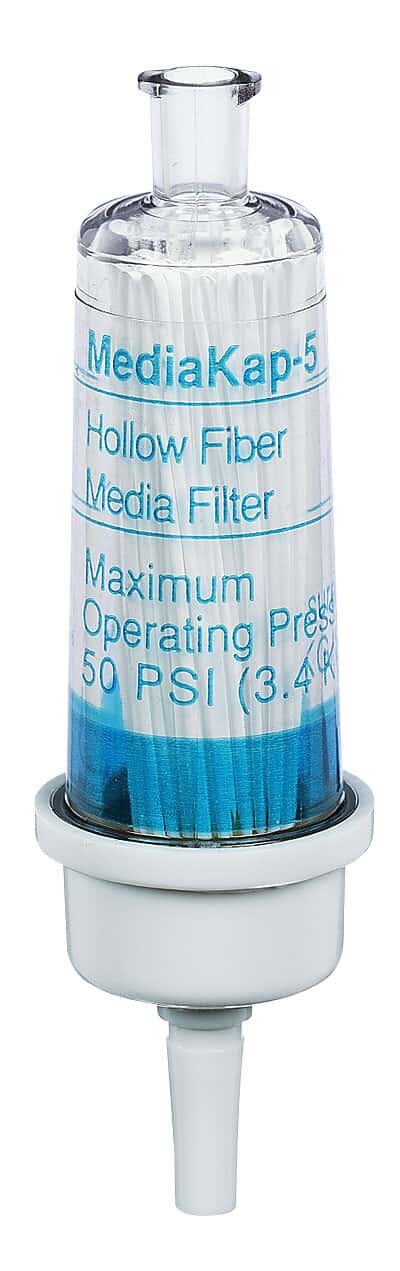 MediaKap ME2M-050-18S Hollow Fiber Media Filters, 2-5 L, F/M Luer; 18/Pk