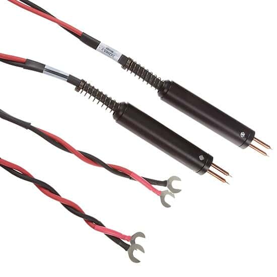 Megger 2420037 Duplex Test Leads with Replaceable Needlepoint Tips, 10