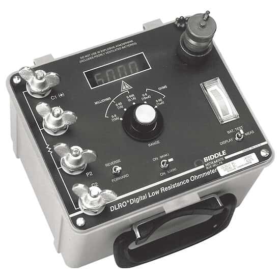 Megger 247002 Digital Low Resistance Ohmmeter, SinglePak Low Range; 10