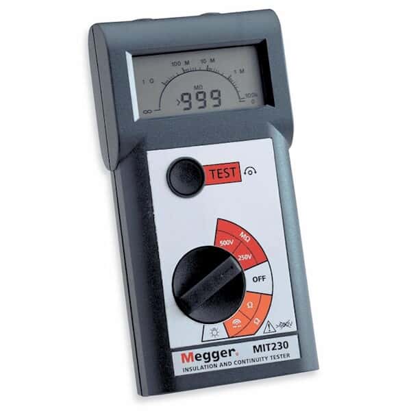 Megger MIT200-EN 500 V Insulation and Continuity Tester