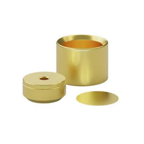Mettler Toledo High-Pressure Crucible, Gold-Plated Stainless Steel, 25 uL; 25/PK