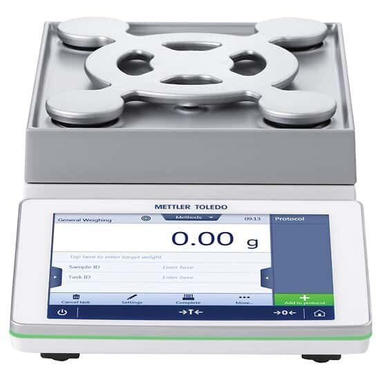 Mettler Toledo XPR4002S Excellence Precision XPR Toploader Balance, 4.1kg x, 0.01g, SmartPan Weighing Pan, Touchscreen