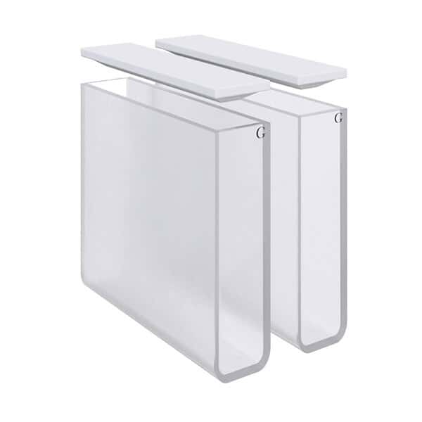 Mettler Toledo 30675054 Cuvette for Easy VIS Visible Spectrophotometers, Standard O Optical Glass, 50 mm