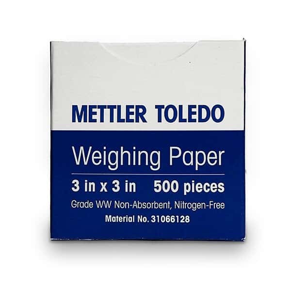Mettler Toledo 31066128 Weighing Paper for Analytical and Precision Balances, 3