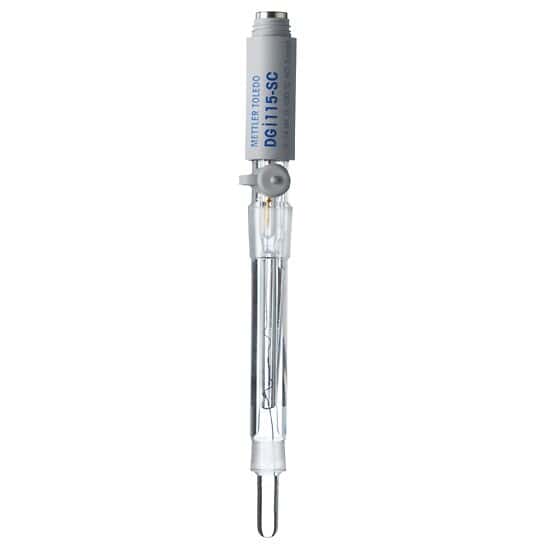 Mettler Toledo DGi115-SC Glass pH Electrode w/Ground Glass Junction for Aqueous Media