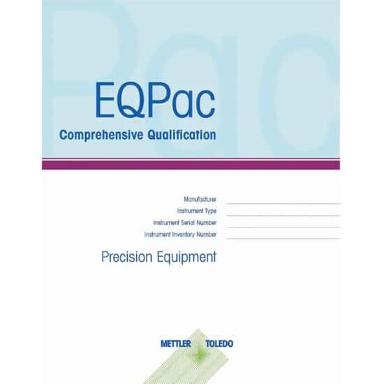 Mettler Toledo EQPac On-Site Service for Regulated Applications with US Pharmacopeia Accredited Calibration Certificate  for MR and MA Precision Toploading Balances