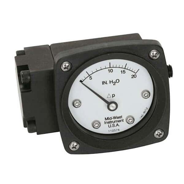 Mid-West Instrument 142-AA-00-OO-25H Diaphragm Differential Pressure ...
