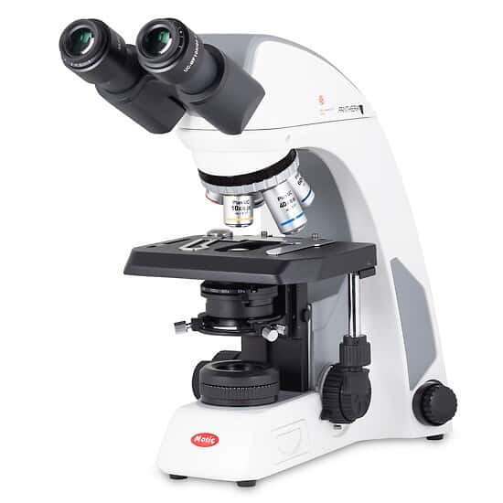 Motic Instruments Panthera C2 Compound Binocular Microscope, LED and Halogen, 40-1000X; 100 to 240 VAC