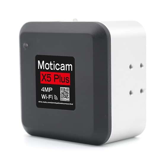 Motic Instruments Moticam X5 Microscope Camera, CMOS Sensor, 4MP, 1920 x 1080 pixels, Wi-Fi