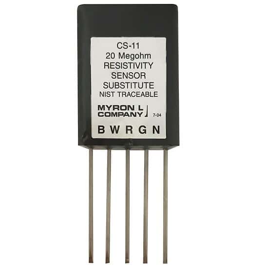 Myron L CS11 Calibration cell, 20 M Ohms 1.25 in L x 0.5 in dia