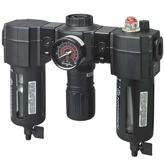 Neptune Air set for air drive mixer; complete set includes regulator