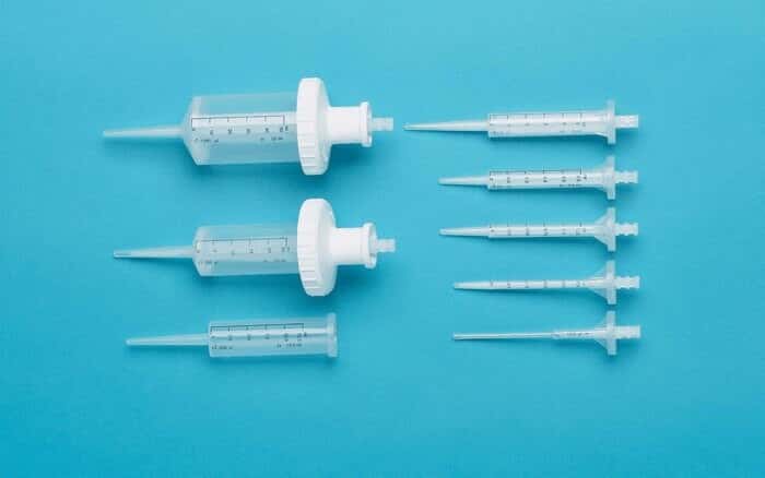 Nichiryo Stepper Repeating Pipettor Syringe Tips, 5.0 mL; 100/Pk