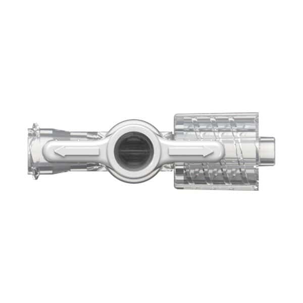 Nordson Divert 1-Way Stopcock, Polycarbonate, Female Luer x Locking Male Luer; 1/Ea