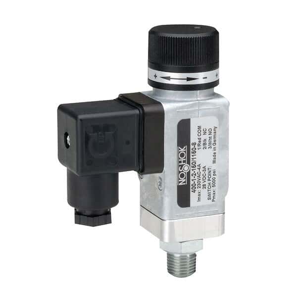 NOSHOK 400-1-2-450/4600-8 Pressure Switch 450 to 4600 psi, 1/4