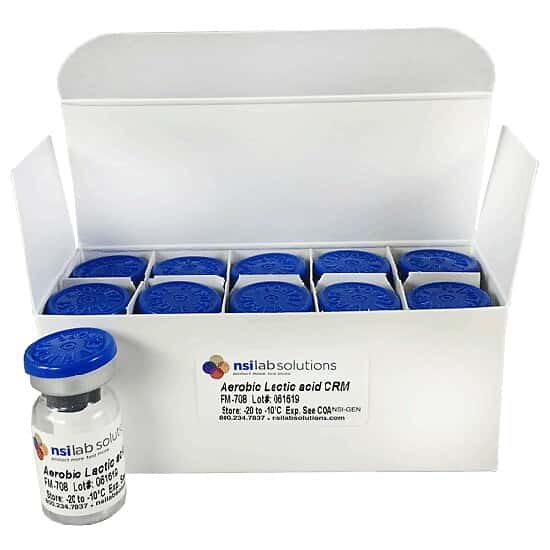 NSI Lab Solutions FM-708-10 Aerobic Lactic Acid CRM for 3M™ Petriflm™ Plate; 10/PK