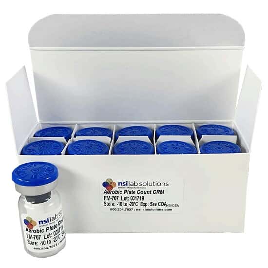 NSI Lab Solutions FM-707-20 Aerobic Count CRM for 3M™ Petriflm™ Plate; 20/PK