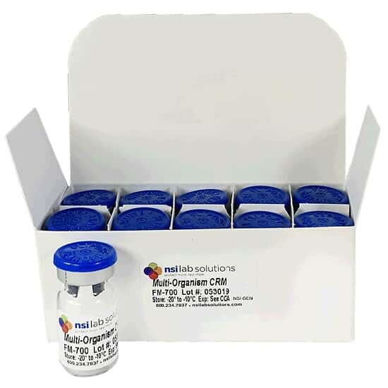 NSI Lab Solutions FM-700-10 Multi-Organism CRM with Yeast; 10/PK