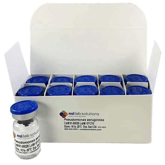 NSI Lab Solutions 61-00026 <i>P. aeruginosa</i> NCTC 12924 Pharmaceutical Culture, USP <61/62>; 10/PK