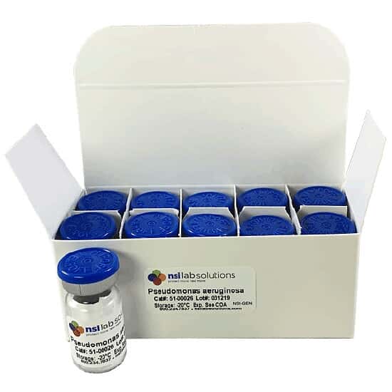 NSI Lab Solutions 51-00026 <i>P. aeruginosa</i> NCTC 12924 Pharmaceutical Culture, USP <51>; 10/PK