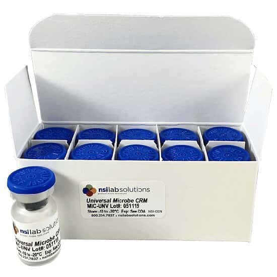 NSI Lab Solutions MIC-UNV-10 Universal Water Microbe Mixed Culture Standard; 10/PK