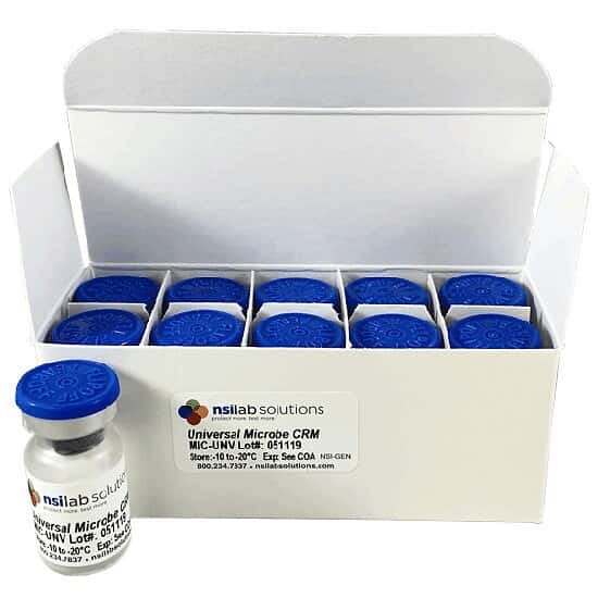 NSI Lab Solutions MIC-UNV-20 Universal Water Microbe Mixed Culture Standard; 20/PK