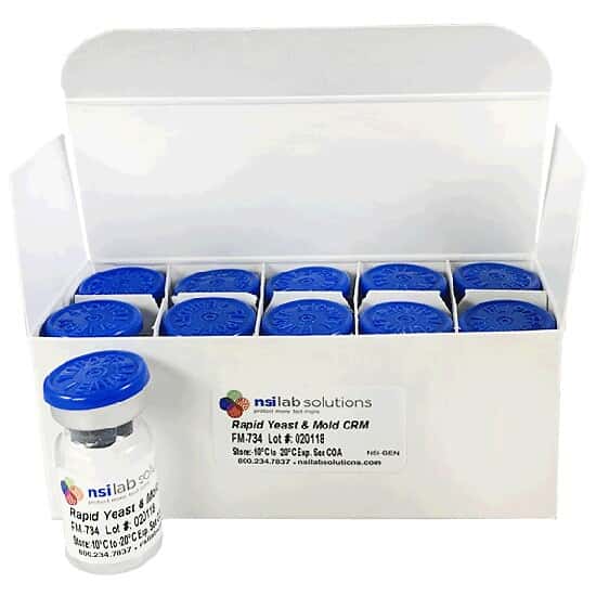 NSI Lab Solutions FM-734-10 Yeast & Mold CRM for 3M™ Petriflm™ Plate; 10/PK