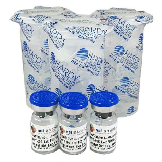 NSI Lab Solutions FMPT-006B Qualitative <i>L. monocytogenes</i> with Water Matrix PT Express™ Set; 3/PK