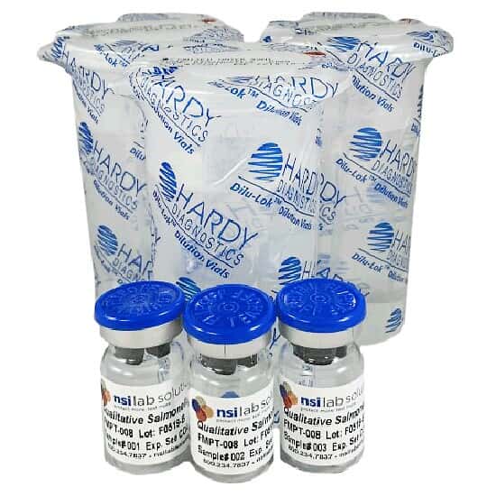 NSI Lab Solutions FMPT-008 Qualitative <i>Salmonella</i> with Water Matrix Proficiency Test Set; 3/PK