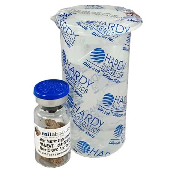 NSI Lab Solutions FMPT-008M Qualitative <i>Salmonella</i> with Meat Matrix (3 x 10g) Proficiency Test Set; 3/PK