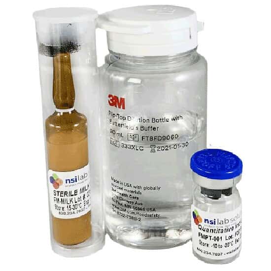NSI Lab Solutions FMPT-001D-10 Quantitative Indicators with Dairy Matrix Proficiency Test; 10/PK
