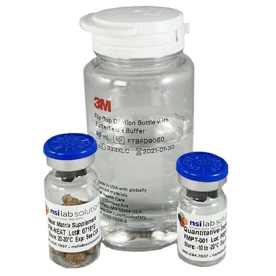 NSI Lab Solutions FMPT-001M-5B Quantitative Indicators with Meat Matrix PT Express™; 5/PK