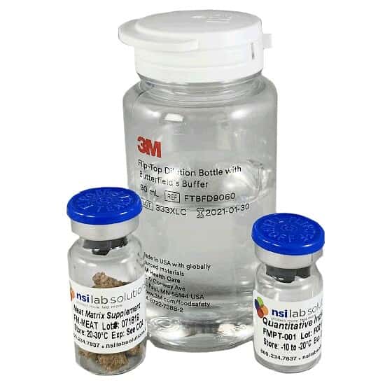NSI Lab Solutions FMPT-001M-5 Quantitative Indicators with Meat Matrix Proficiency Test; 5/PK