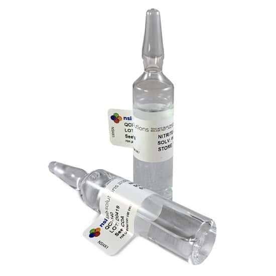 NSI Lab Solutions QCI-140 Nitrite-N QC Concentrate; 21 mL