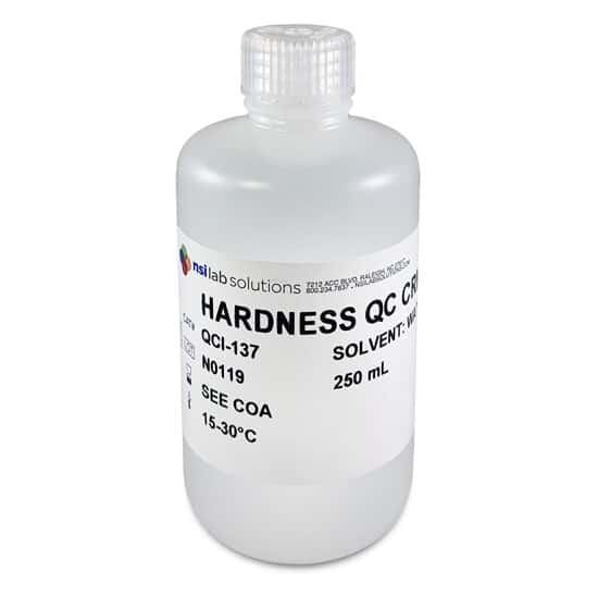 NSI Lab Solutions QCI-137 Hardness QC Certified Reference Material; 250 mL