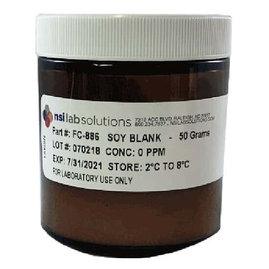NSI Lab Solutions FC-886-LOW Soy Allergen Reference Standard, Low Level, 50 grams