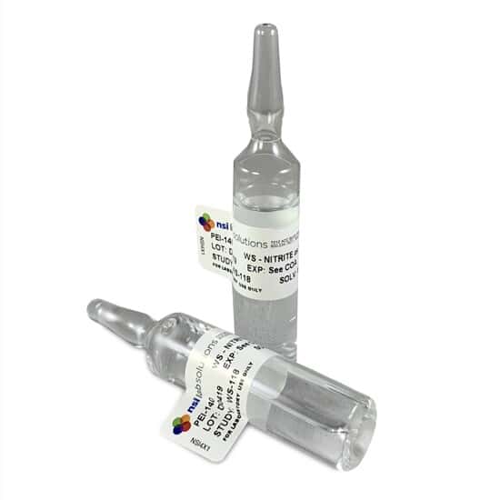NSI Lab Solutions PEI-140 Nitrite Drinking Water Proficiency Test; 2/PK