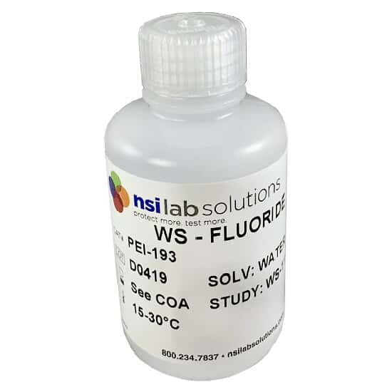 NSI Lab Solutions PEI-193 Fluoride Drinking Water Proficiency Test; 2/PK