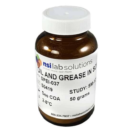 NSI Lab Solutions SPEI-037 Oil and Grease in Soil Proficiency Test