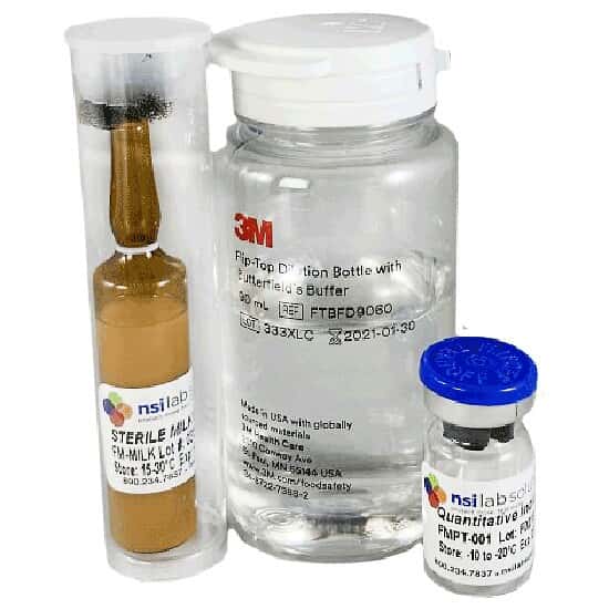 NSI Lab Solutions FMPT-001D-10B Quantitative Indicators with Dairy Matrix PT Express™; 10/PK