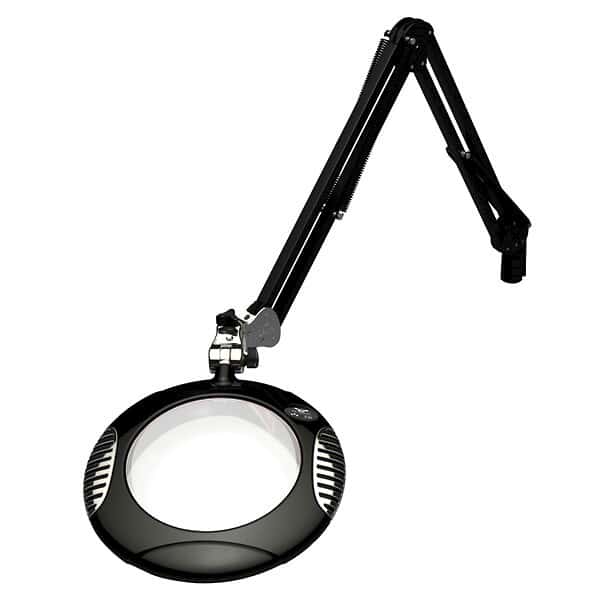 O C White 62400-4 LED Illuminated Magnifier, Black, 7.5