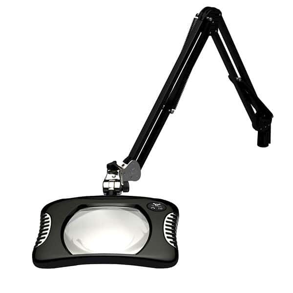 O C White 82400-4 LED Illuminated Magnifier, Black, 7.5