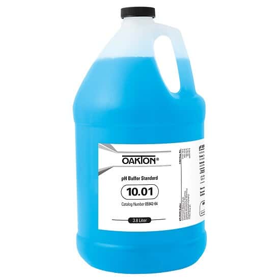 Always in Stock Oakton Buffer Solution, pH 10.01; 1 gal. from ColeParmer