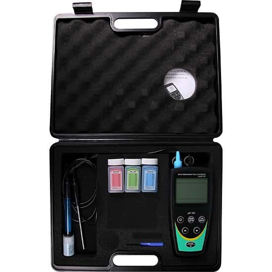Oakton pH 100 Portable pH Meter Kit with Case, pH and Temperature