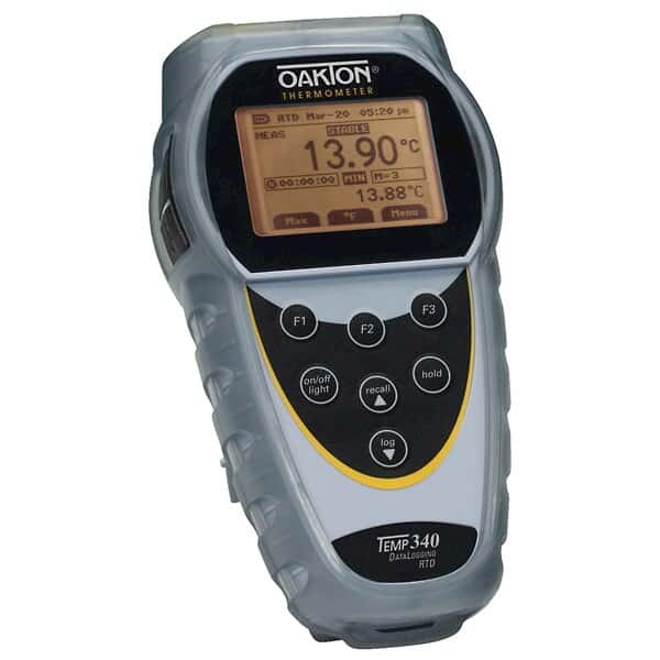 Oakton Temp340 Datalogging Thermistor Thermometer with Boot from Cole
