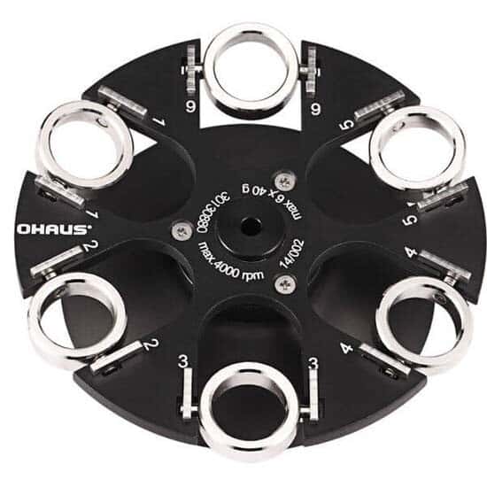 Ohaus Swing Out Rotor, 6x5 mL, RB, for 85240-04 and 85241-00